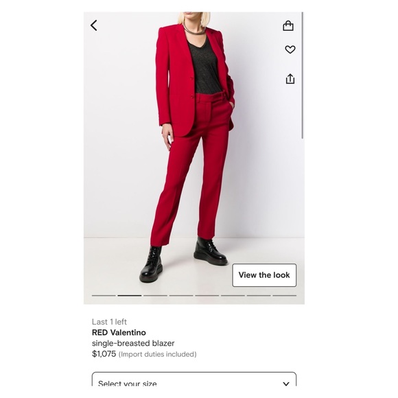 New! Rare RED VALENTINO Single-Breasted Long Blazer in Fuchsia - Picture 12 of 13